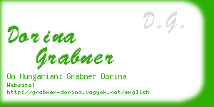 dorina grabner business card